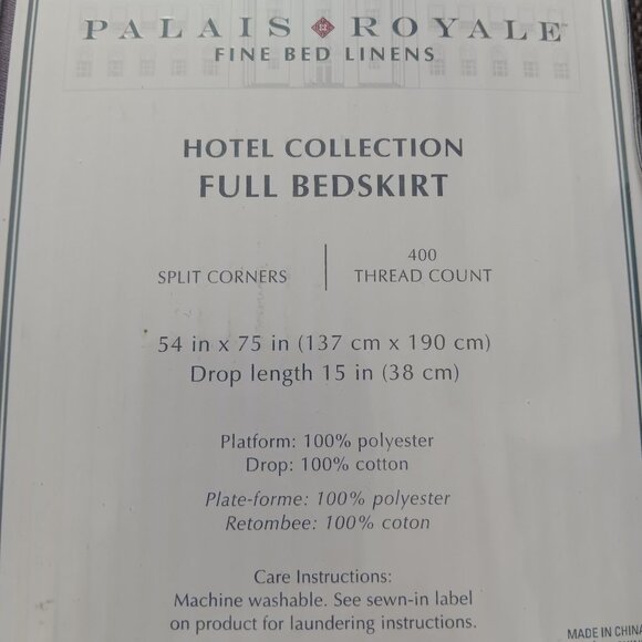 Palais Royale Hotel Collection Bed Skirt - Picture 7 of 10